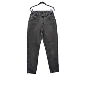 Vintage Lee MR Black‎ Jeans Womens 12 Med High Rise Mom Tapered